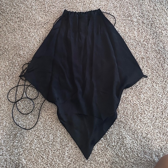 All Things Golden Silk Tie Top - Picture 5 of 6